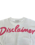 DISCLAIMER K58512 T-SHIRT